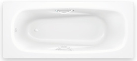 Стальная ванна BLB Universal Anatomica 170x75 см B75U42-1 с отверстиями под ручки 232 мм в Сочи 1