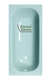 Ванна стальная ВИЗ Donna Vanna 150x70 морская волна, с опорной подставкой, DV-51931 в Сочи 1