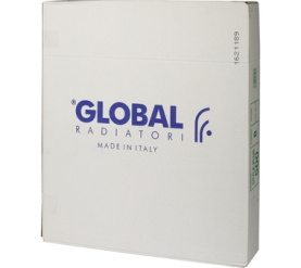 Радиатор биметаллический боковое подключение (белый RAL 9010) Global STYLE PLUS 500 8 секций в Сочи 9