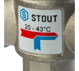 Термостатический смесительный клапан для систем отопления и ГВС 1 НР 20-43° STOUT SVM-0020-164325 в Сочи 3